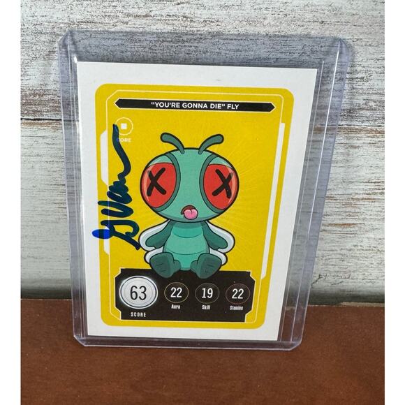 Veefriends x Zerocool Garyvee Signed TCG Cards -Reliable Rat, Piranha,"Die" fly - Picture 2 of 4